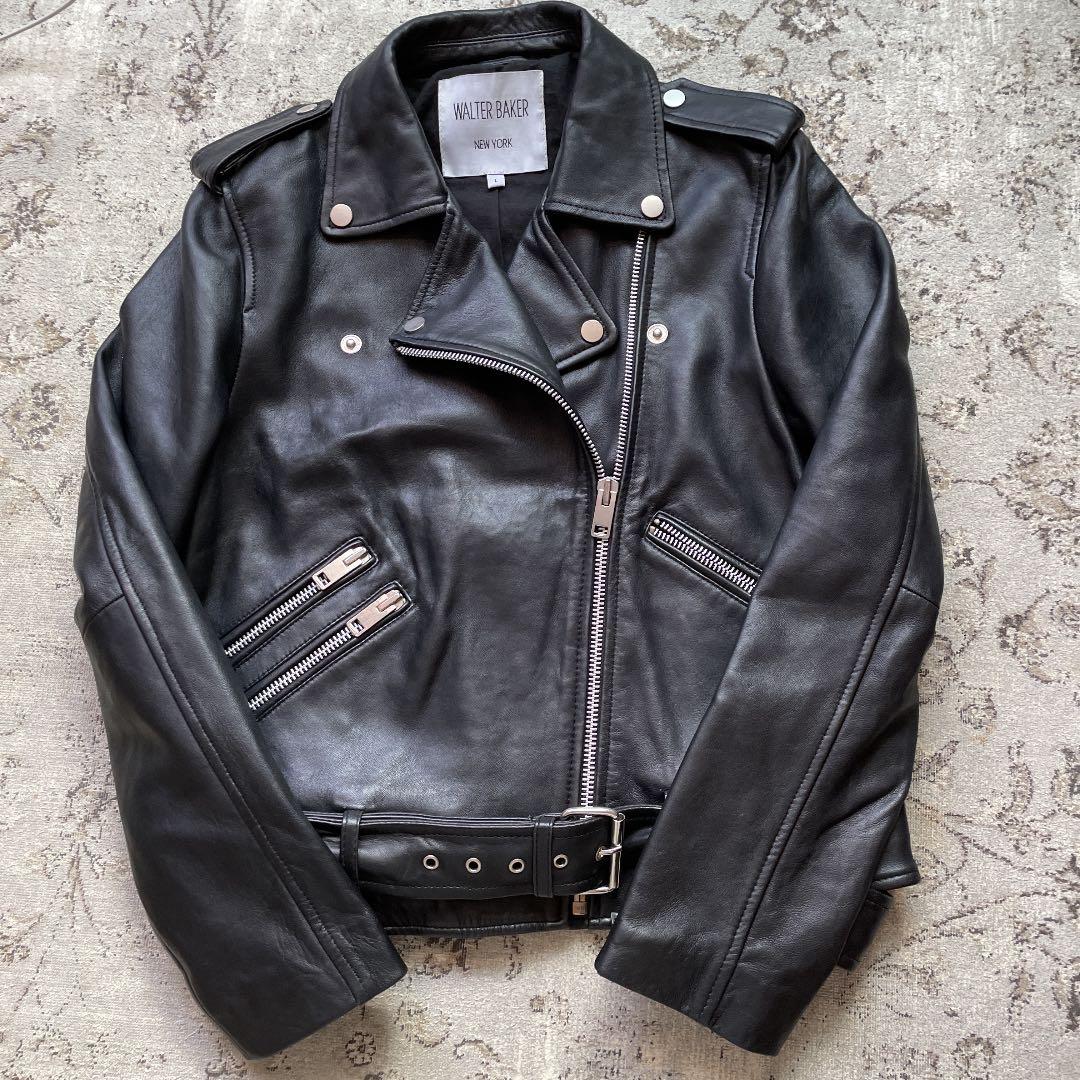 WALTER BAKER NY ダブルライダースジャケット