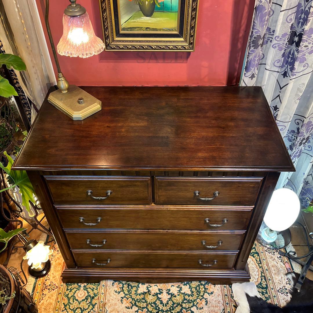 オールドアンティーク　ブリティッシュ　クラシカル　５DR ホールキャビネット