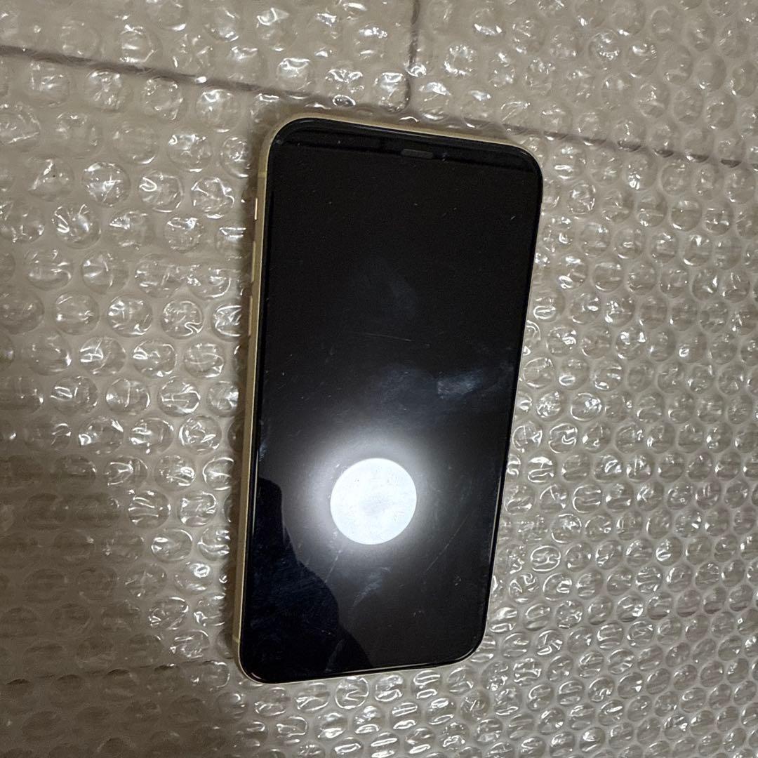 【背面割れあり】iPhoneXR 64GB イエロー