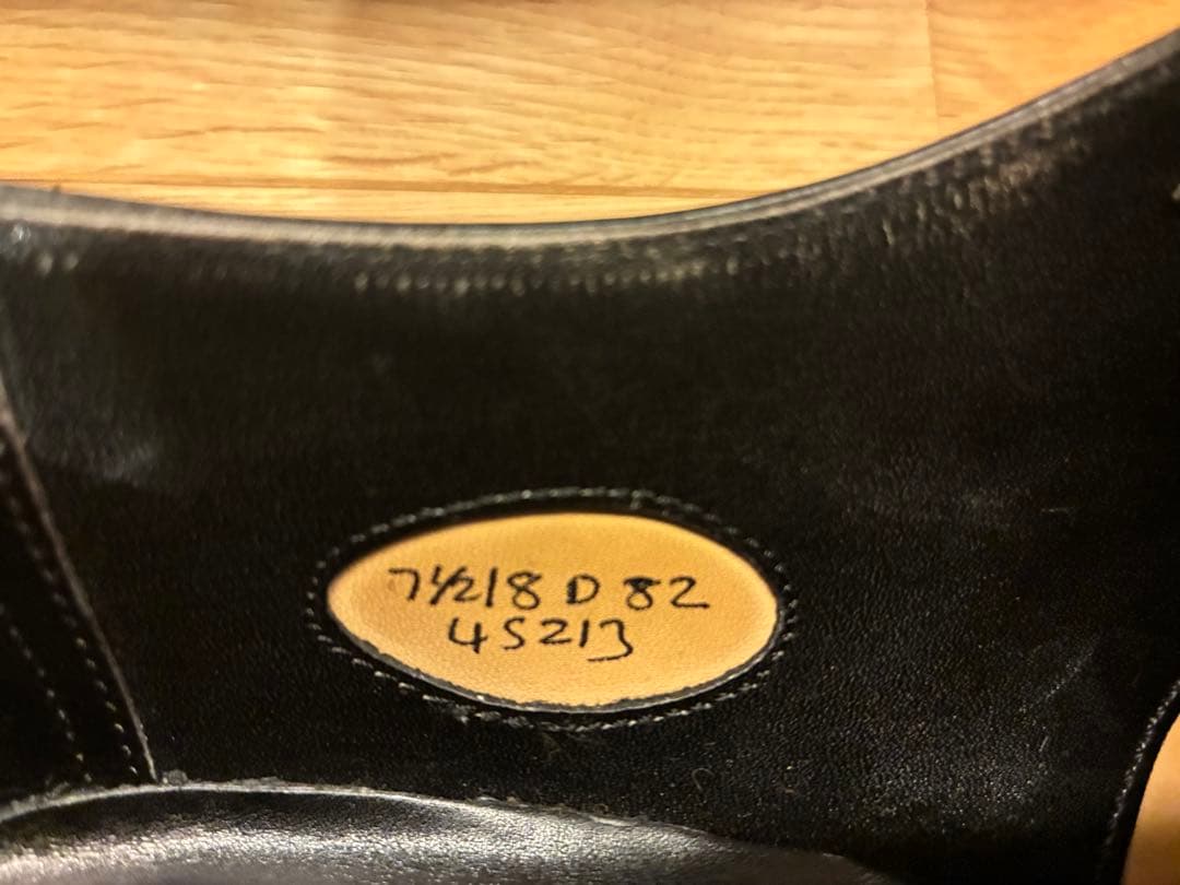 ま*ん様 EDWARD GREEN CHELSEA ブラック　71\2