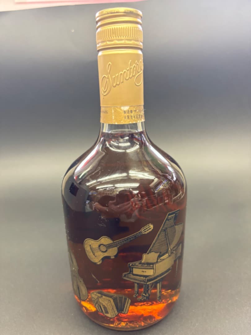 レア物美品 サントリーウイスキー　シルキー　楽器ボトル　760ml 43% 希少