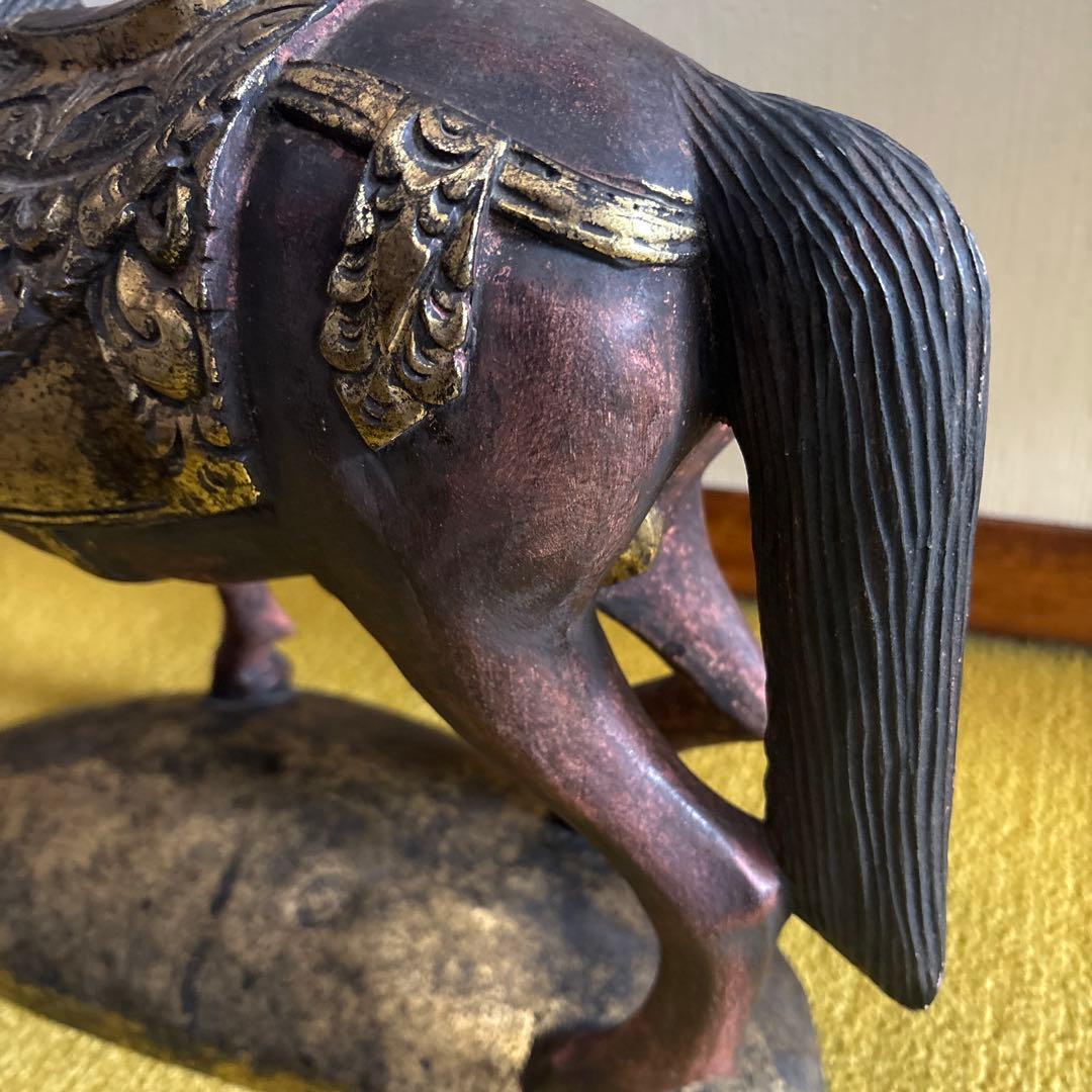 馬の彫刻 アンティーク