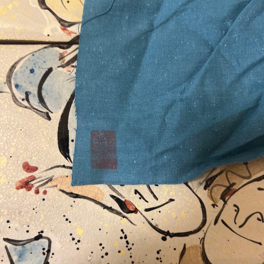 コレクション　未使用品　佐藤敏 お皿　九枚セット　本物保証品 供箱　共布