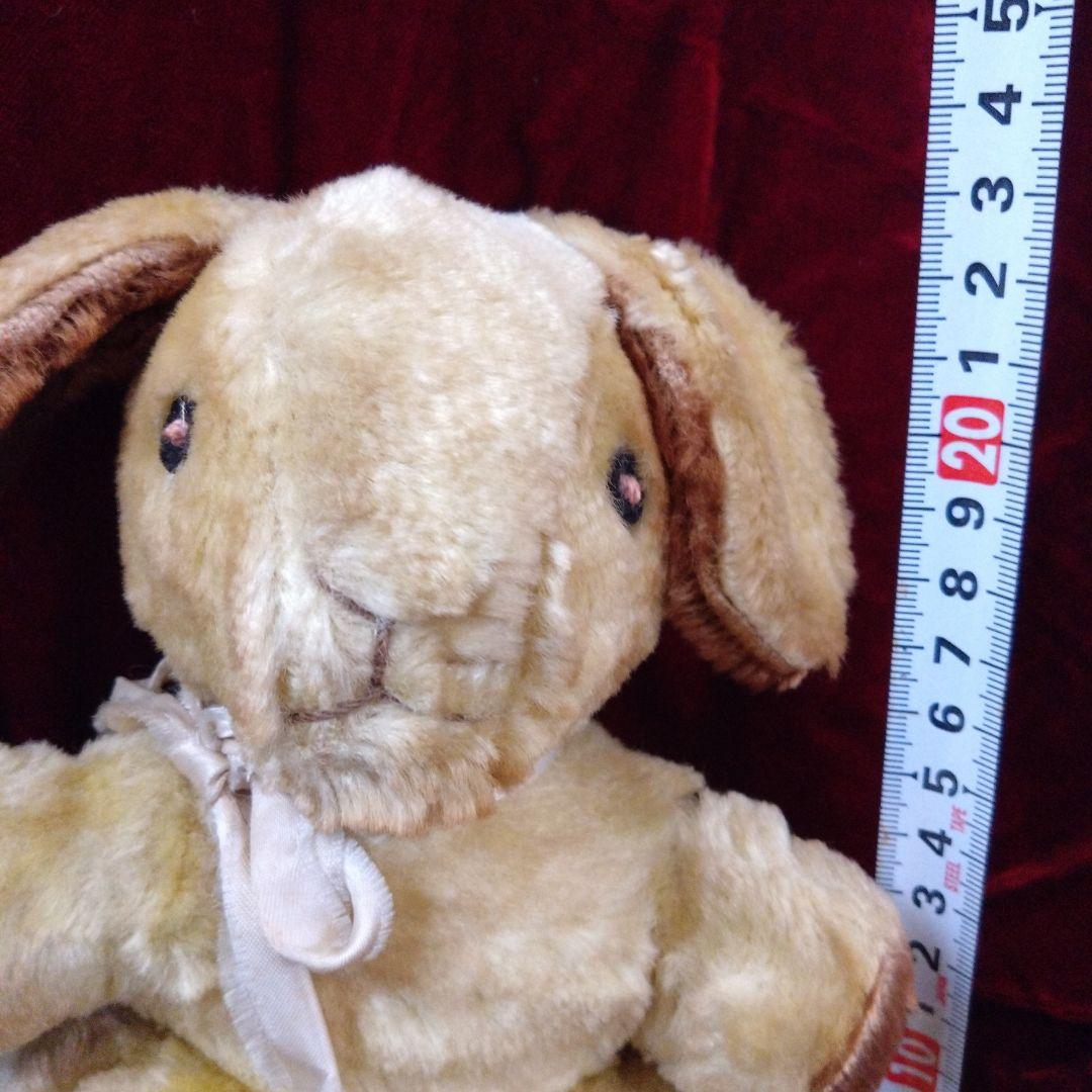 ‼️新年 セール‼️山吹色のウサギアンティークぬいぐるみ 9800円→8800円