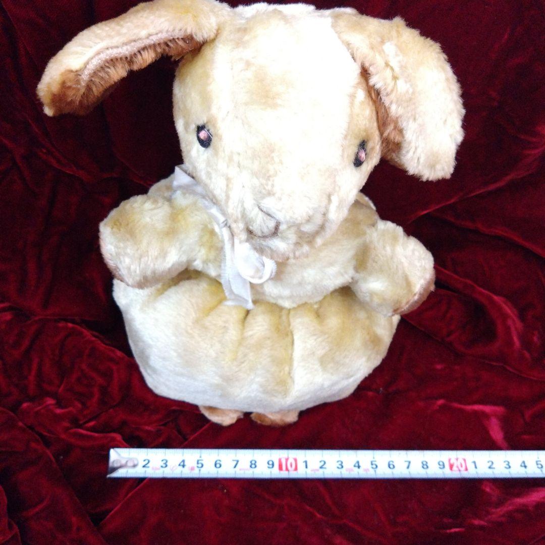 ‼️新年 セール‼️山吹色のウサギアンティークぬいぐるみ 9800円→8800円