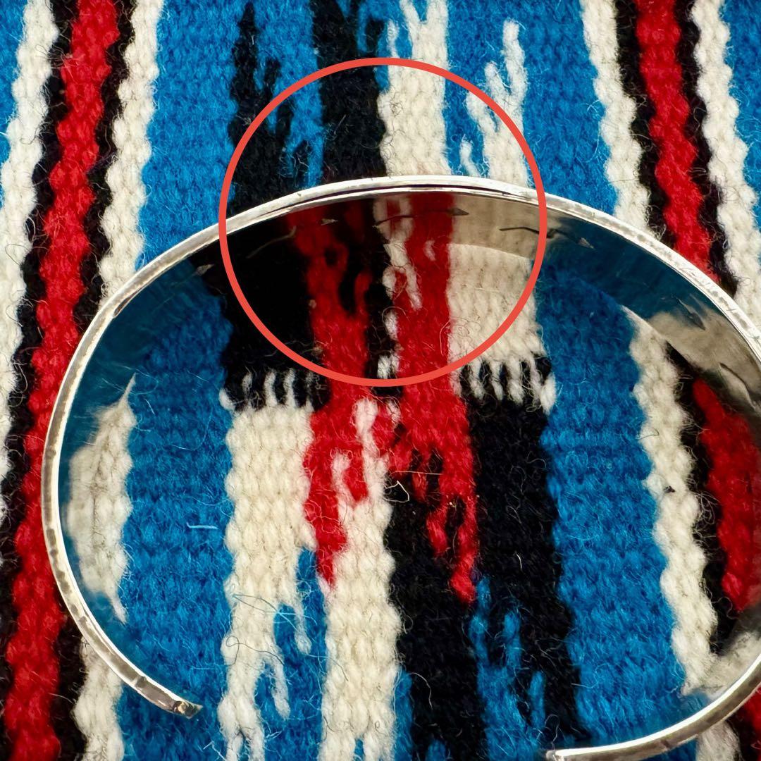 インディアンジュエリー　ホピ族　ヴァーン・マンスフィールド　バングル