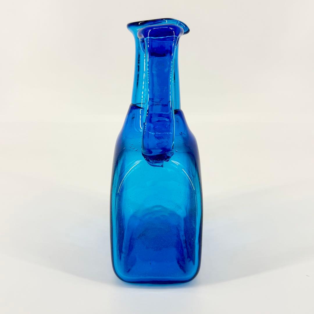 両手付瓶［ブルー］ / 倉敷ガラス 小谷眞三