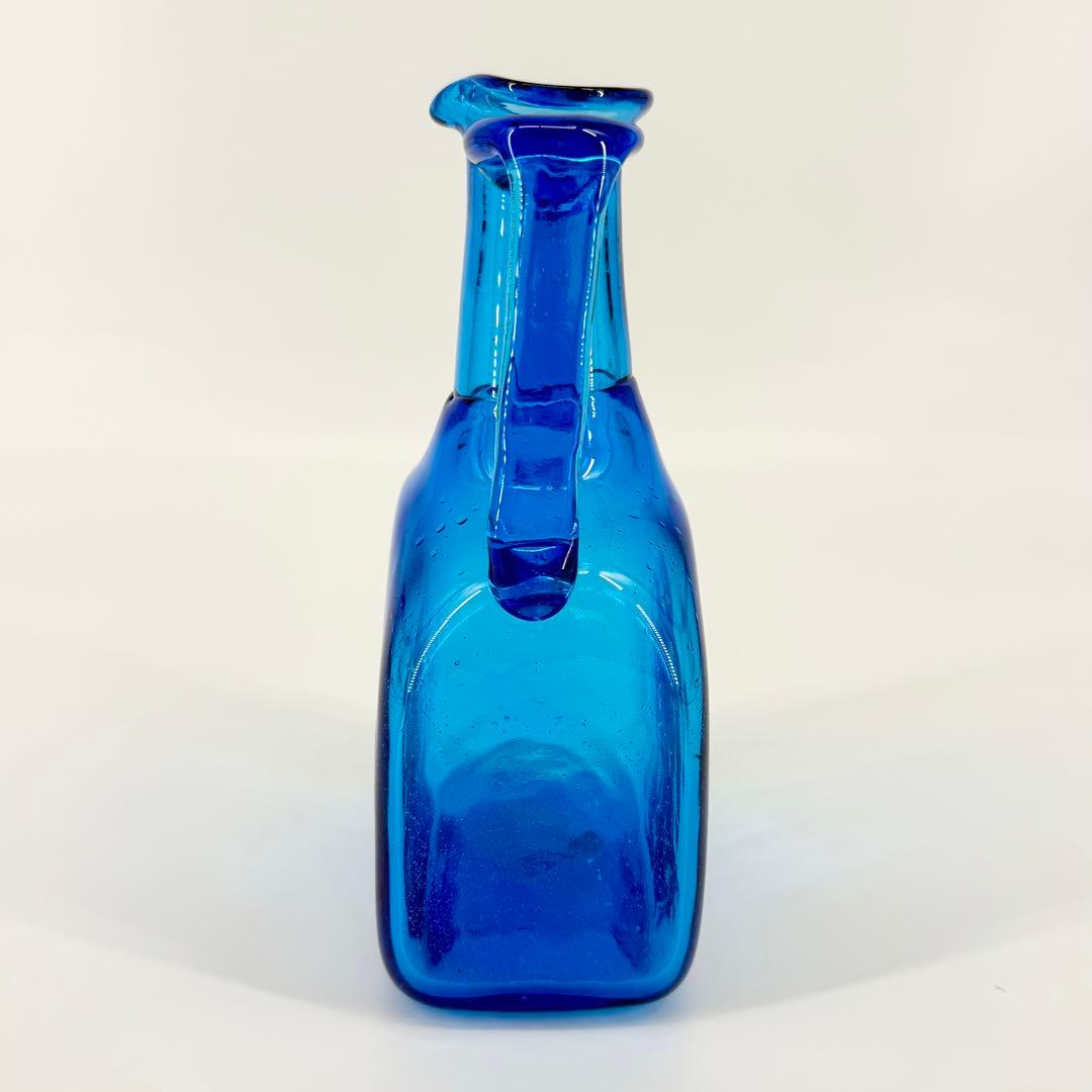 両手付瓶［ブルー］ / 倉敷ガラス 小谷眞三