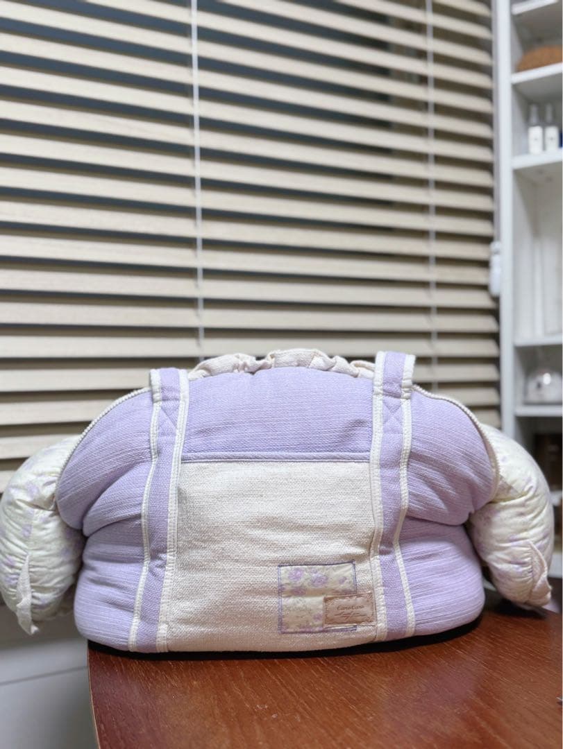 韓国　carocara コットンキャリーバッグ　インナーメッシュ有り