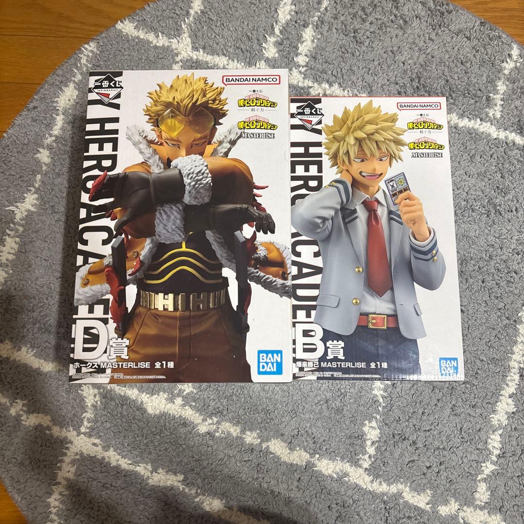 ヒロアカ 一番くじ 紡ぐ力 B賞D賞 爆豪勝己 ホークス