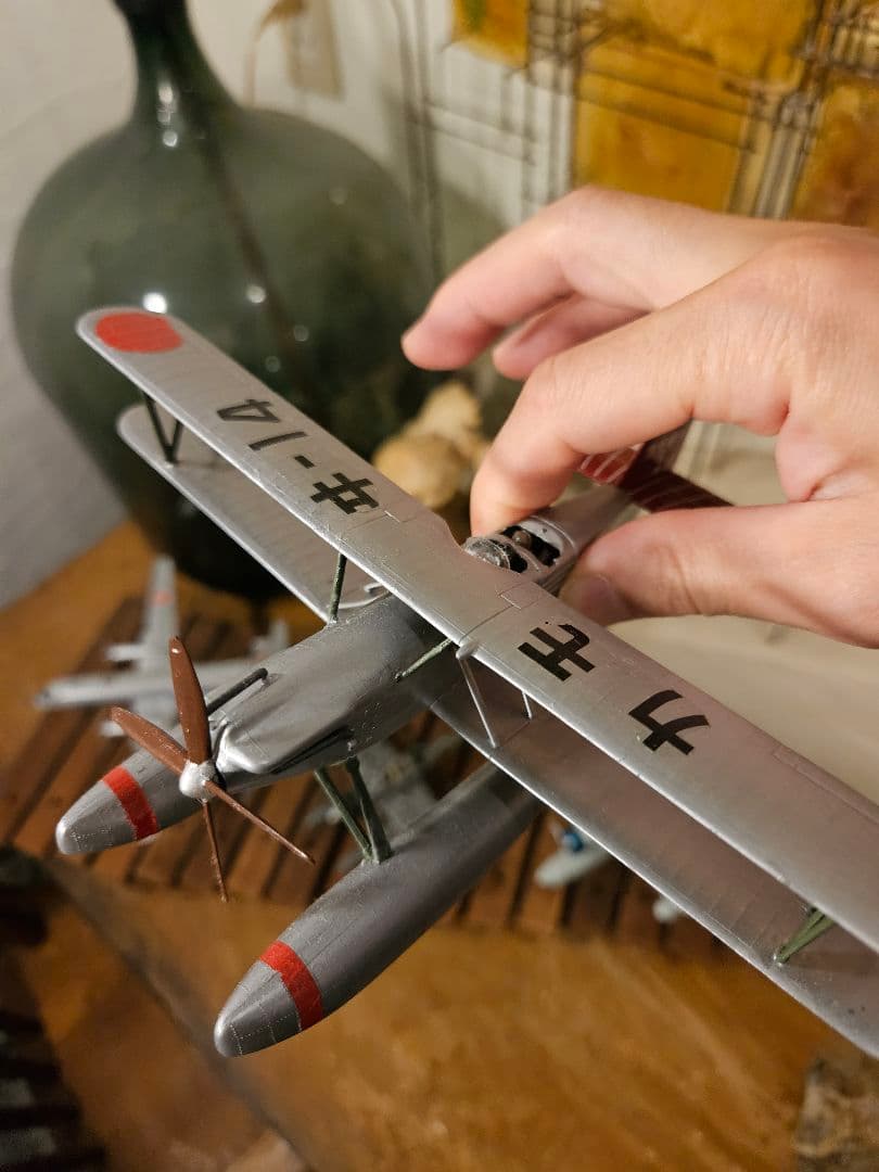 飛行機　戦闘機　模型　プラモデル　航空自衛隊　水上　ドイツ　日本軍　昭和レトロ