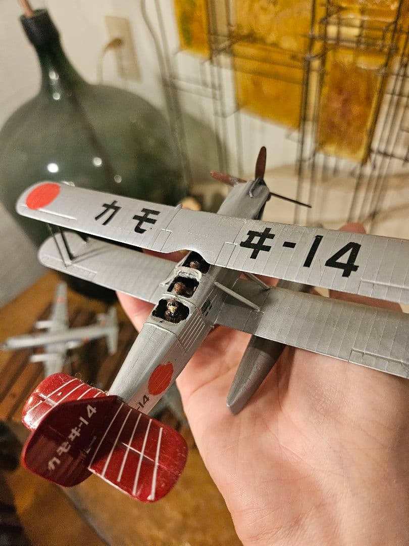 飛行機　戦闘機　模型　プラモデル　航空自衛隊　水上　ドイツ　日本軍　昭和レトロ