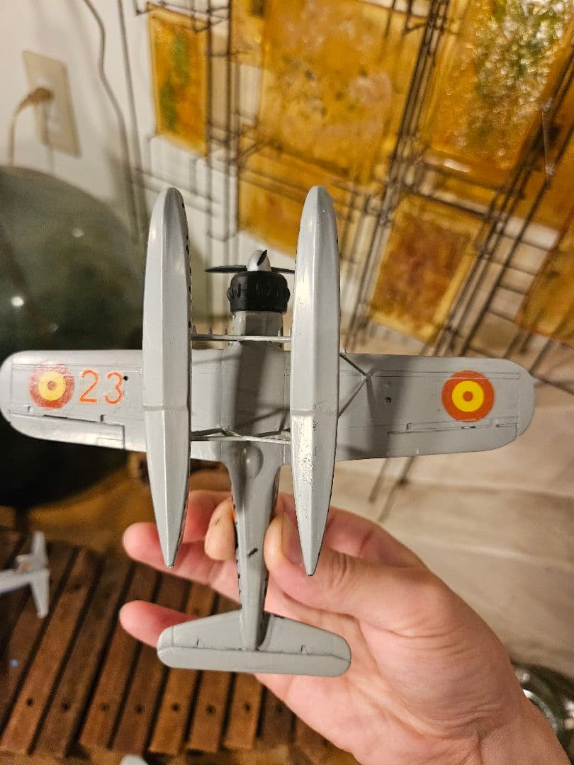 飛行機　戦闘機　模型　プラモデル　航空自衛隊　水上　ドイツ　日本軍　昭和レトロ