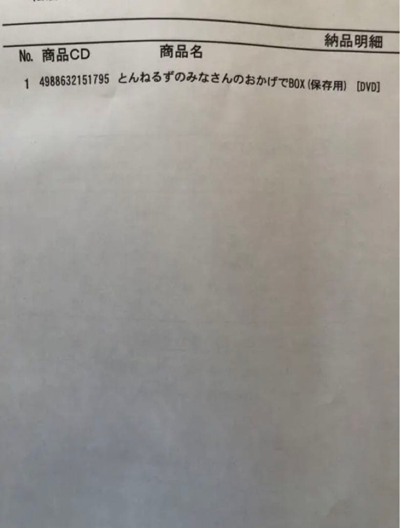 【保存用】とんねるずのみなさんのおかげでBOX 新品 未開封 DVD とんねるず