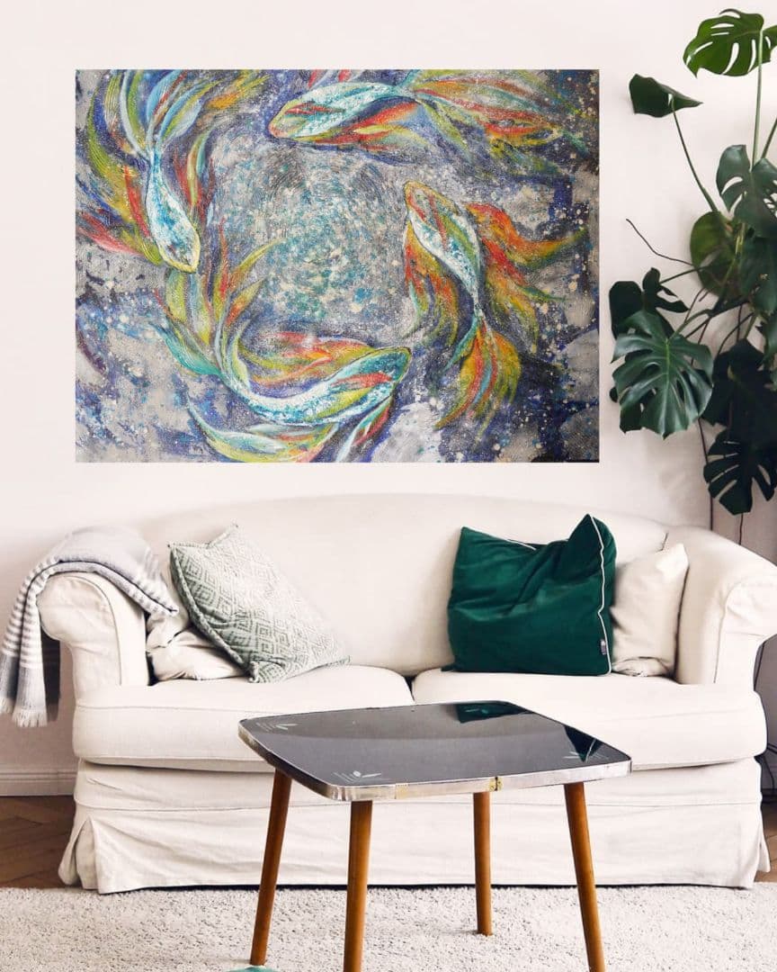 油絵 油彩 油彩画 絵画 【回転】