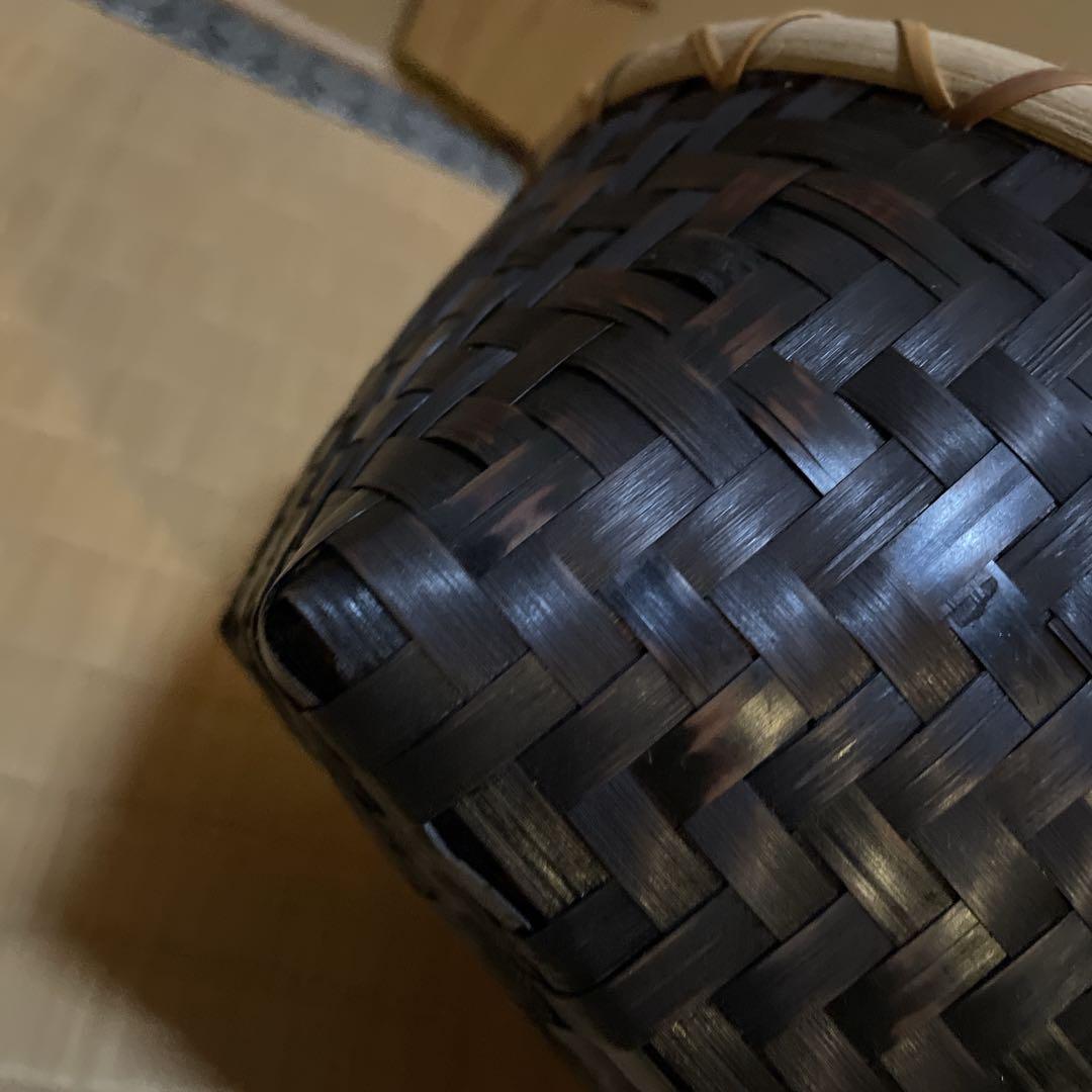 灰手前　炉用　茶道具 炭斗 炭取り 利休形