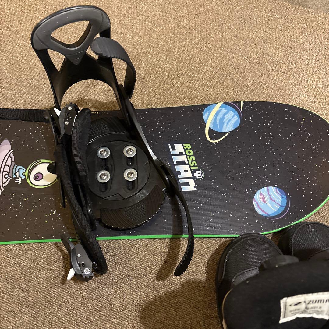 ROSSIGNOL子供用スノーボードセットブーツ&ビンディング付き100cm