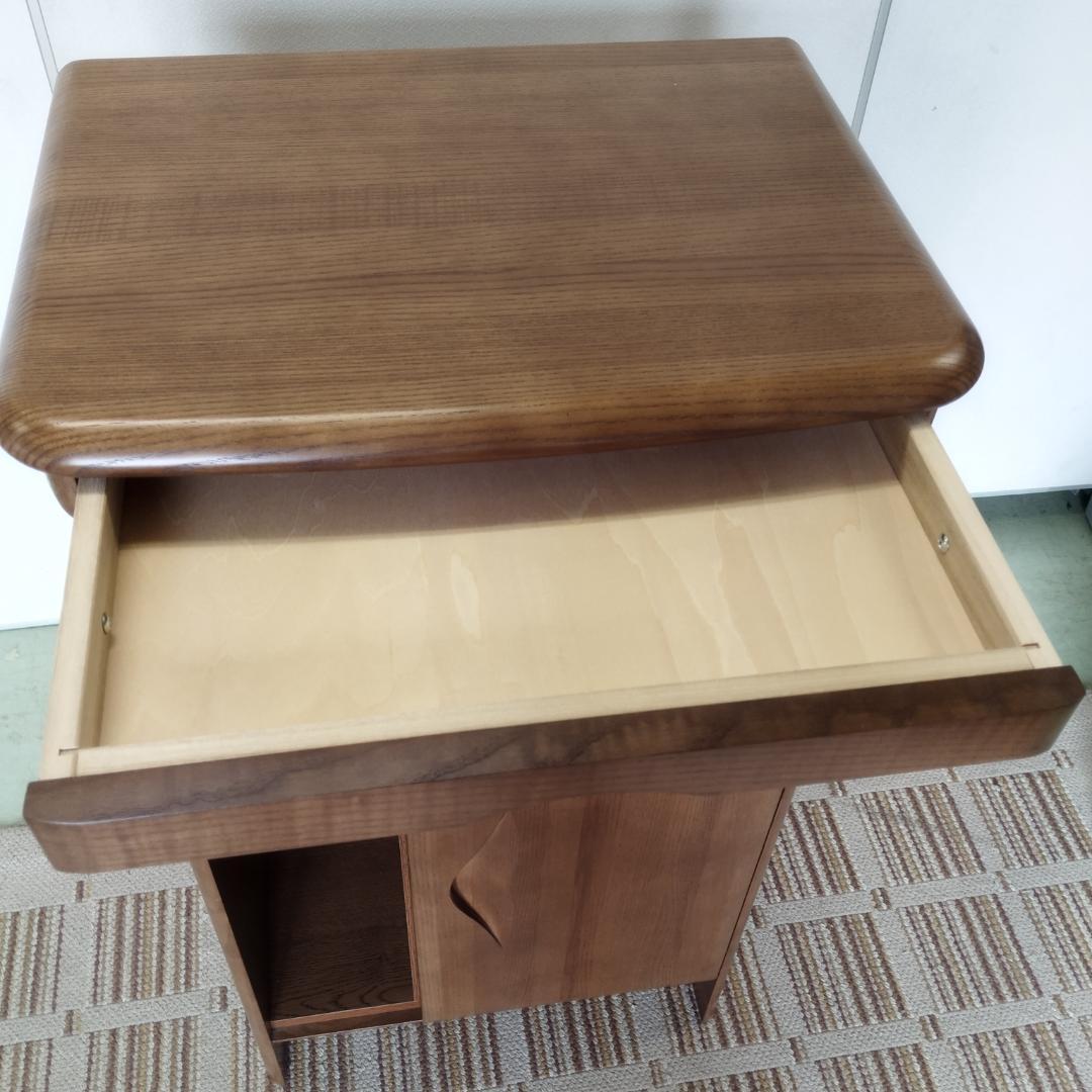 Karimoku カリモク 電話台 FAX台 飾り棚 リビング収納