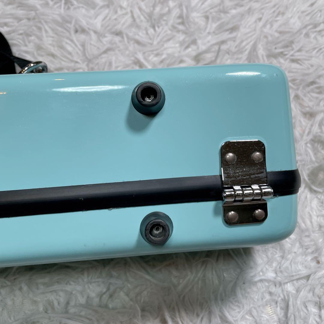 CC シャイニーケース　ソプラノサックス　ケース　ブルー