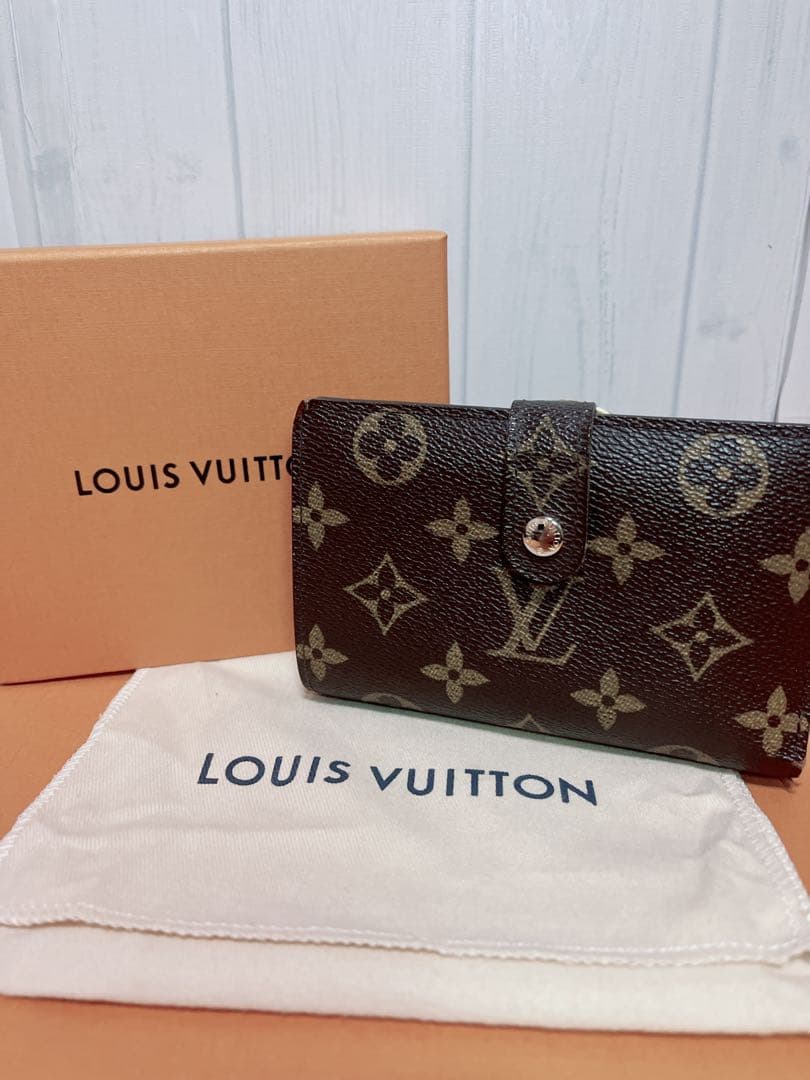 【人気モデル】Louis Vuitton ルイヴィトン 二つ折り財布 モノグラム