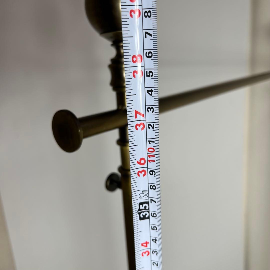 ② アンティーク　ゴールド　ハンガーラック ビンテージ　アイアン　幅90cm