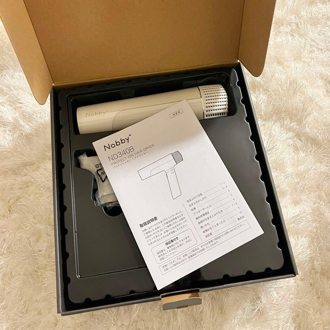 Nobby+ プロテクトイオンヘアドライヤー ND340B ホワイト
