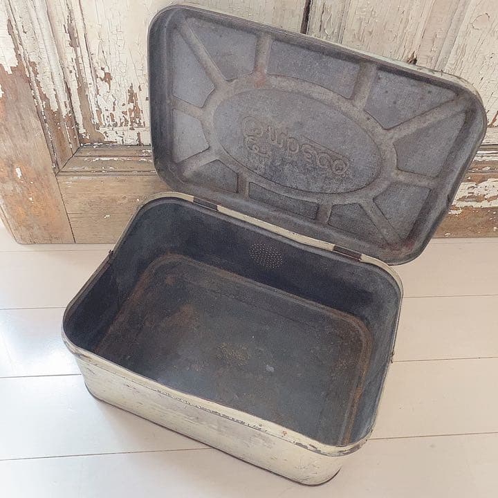 アンティーク＊　EMPECO ティン缶　TIN ケース ボックス　ブレッド缶