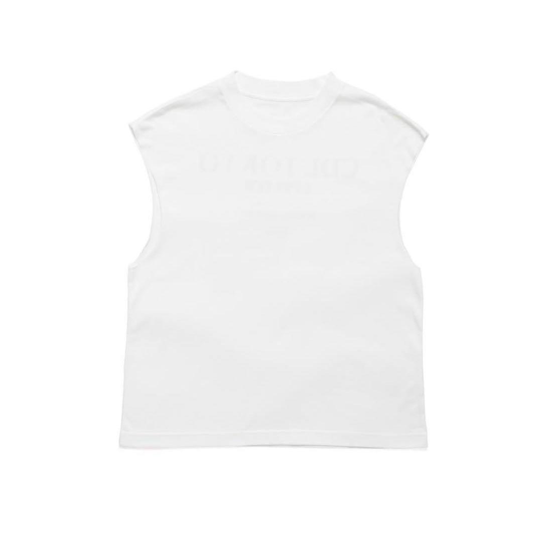 CDL TOKYO タンクトップ ホワイト 2025 カットオフ　ノースリーブ