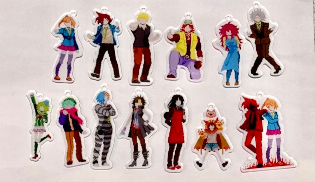 キミガシネ ドット絵 ピクセルアート アクリルキーホルダー