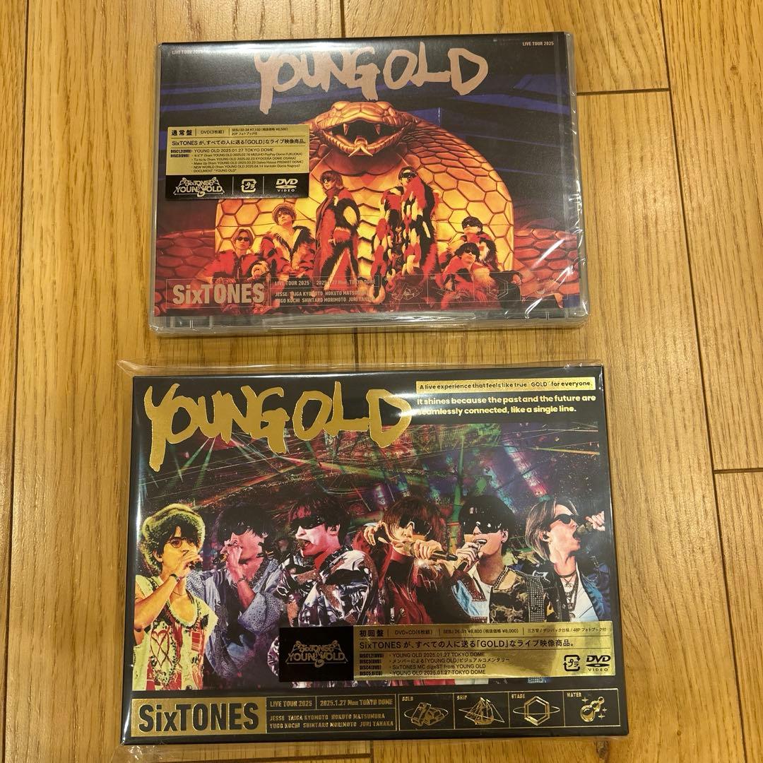 SixTONES YOUG OLD DVD 初回盤+通常盤