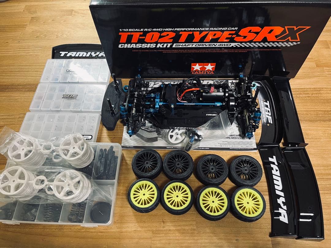 モーター　ESC 受信機　サーボ付き　タミヤ TT-02 TYPE SRX