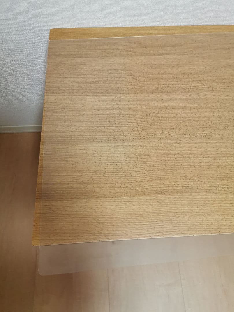 無印良品(MUJI)　リビングでもダイニングでもつかえるテーブル・２・オーク材