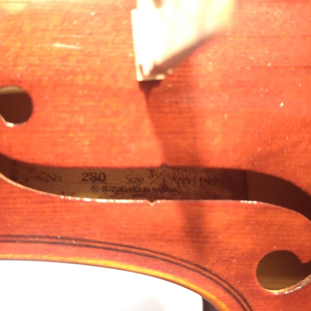 SUZUKI バイオリン No280 3/4 1995年製　shell-one