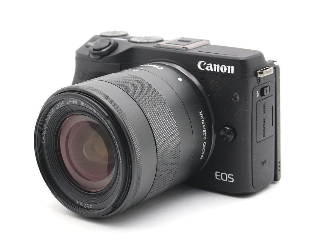 ■完動品 ほぼ新品 Canon EOS M3 ミレーレス一眼