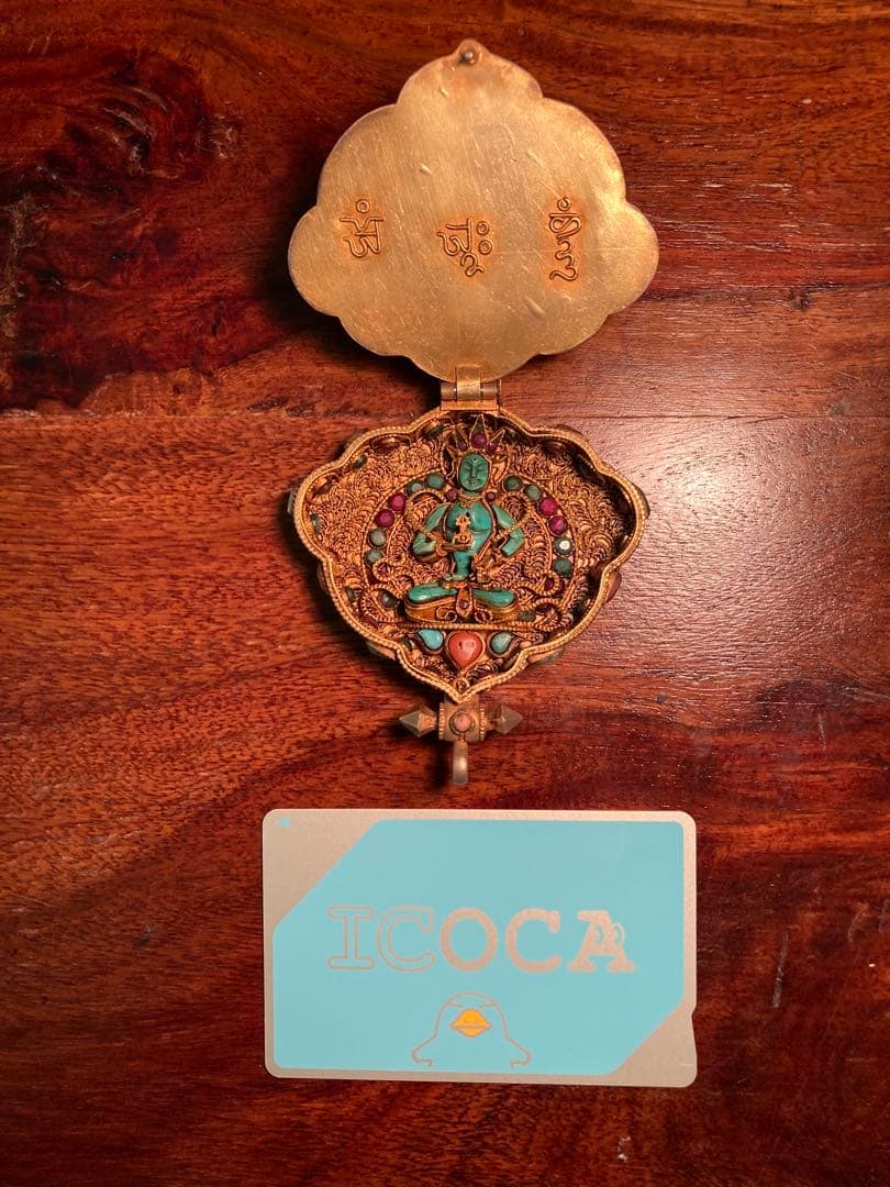 ガウ（Ghau） 仏像細工 チベット密教88g ネパール製