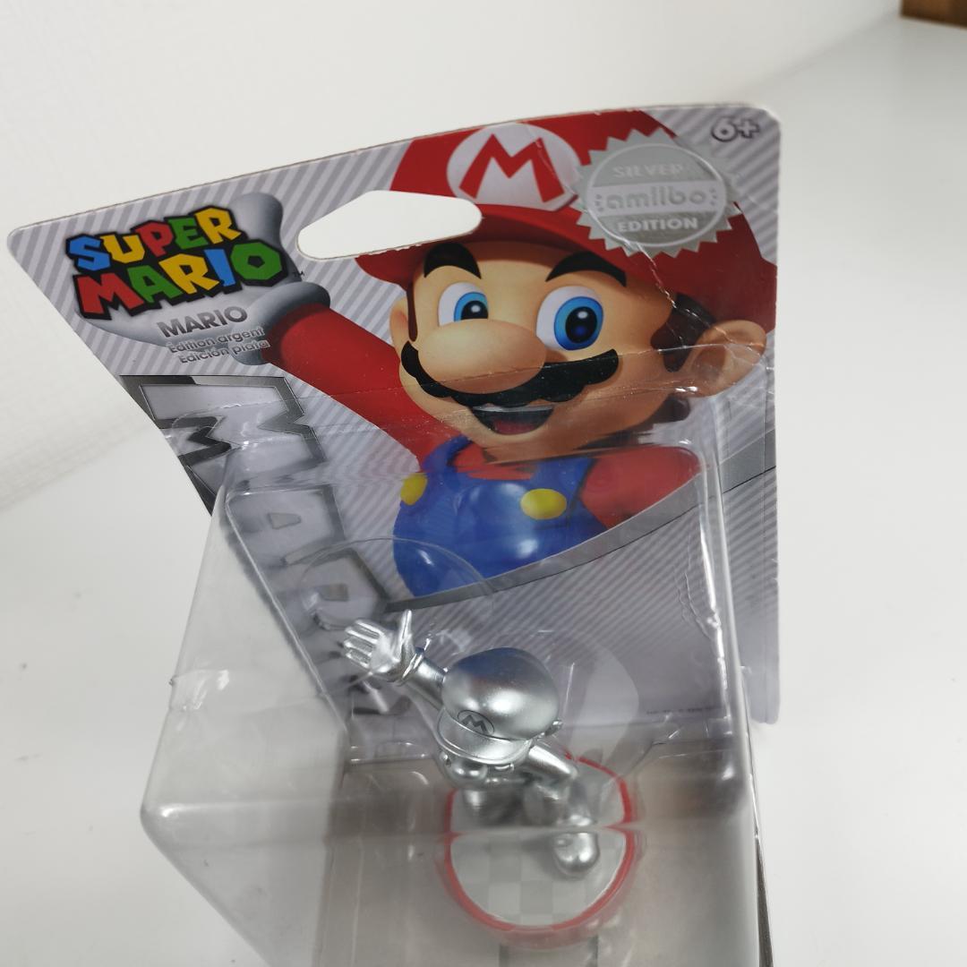 アミーボ シルバー マリオ 北米版 新品 Silver 任天堂 Sup IO26