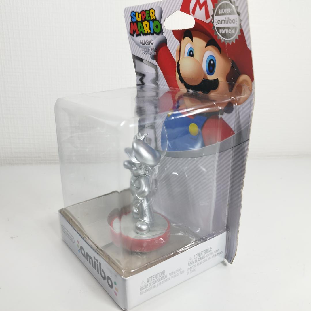 アミーボ シルバー マリオ 北米版 新品 Silver 任天堂 Sup IO26