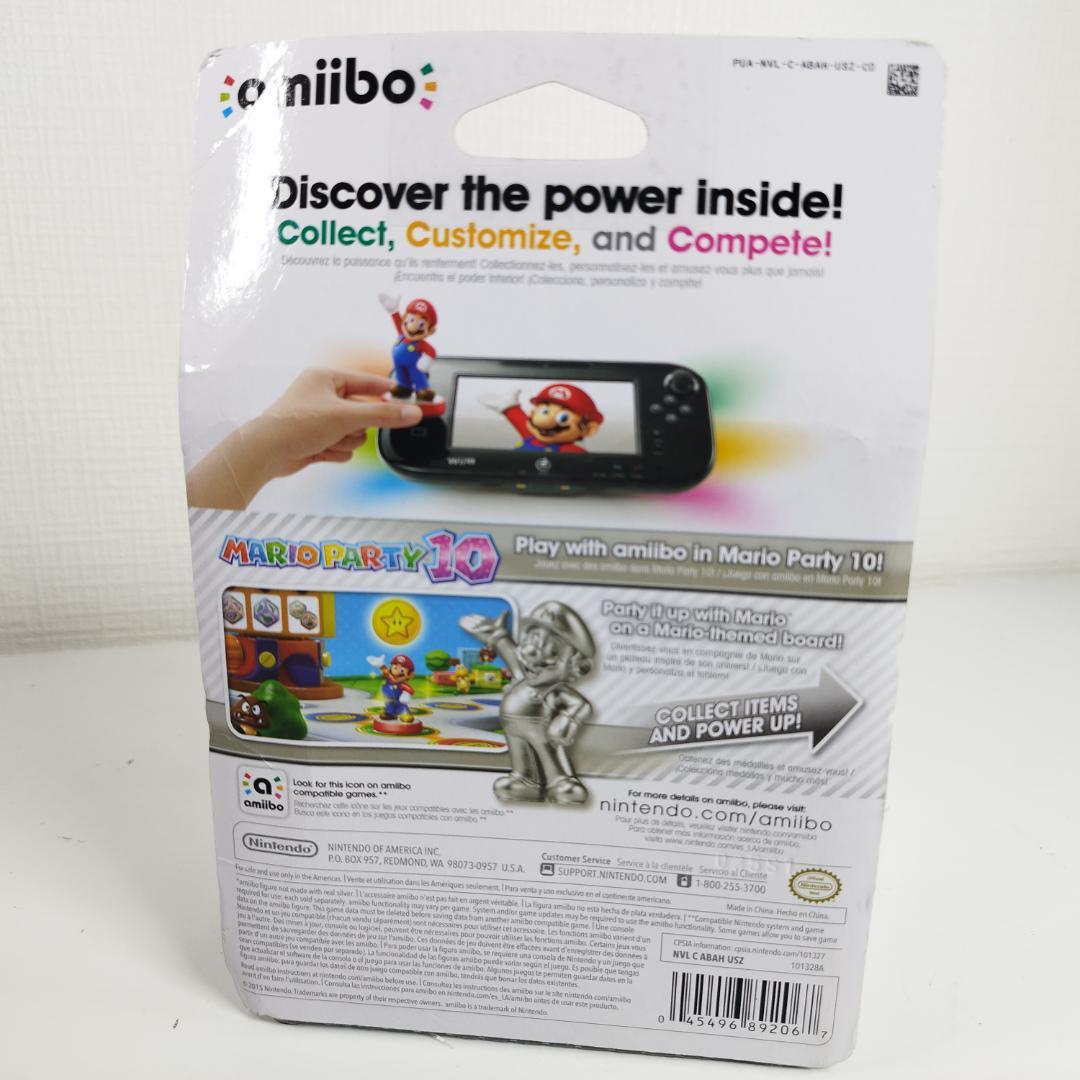 アミーボ シルバー マリオ 北米版 新品 Silver 任天堂 Sup IO26