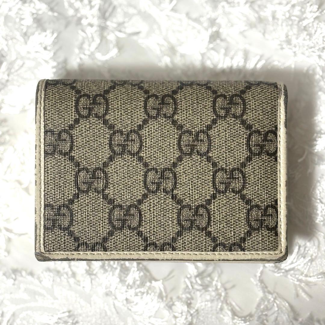 GUCCI グッチ 二つ折り財布 ホースビット GGスプリーム