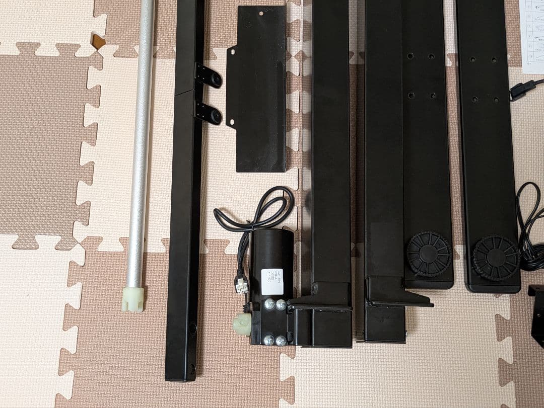 FLEXISPOT EF1B 電動昇降デスクフレーム（ブラック）脚のみ