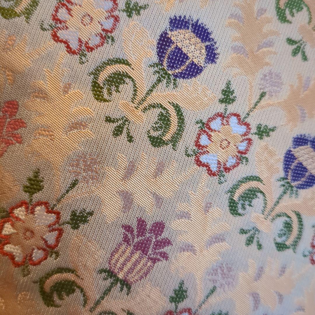 徳斎 未使用品 数寄屋袋 茶道具 金襴 葡萄牙錦 表·裏千家 和クラッチバッグ