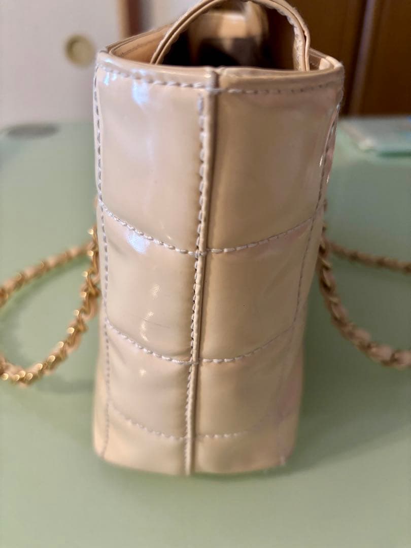 し*い様 CHANEL✨ベージュ キルティング ショルダーバッグ✨美品✨お値下げ