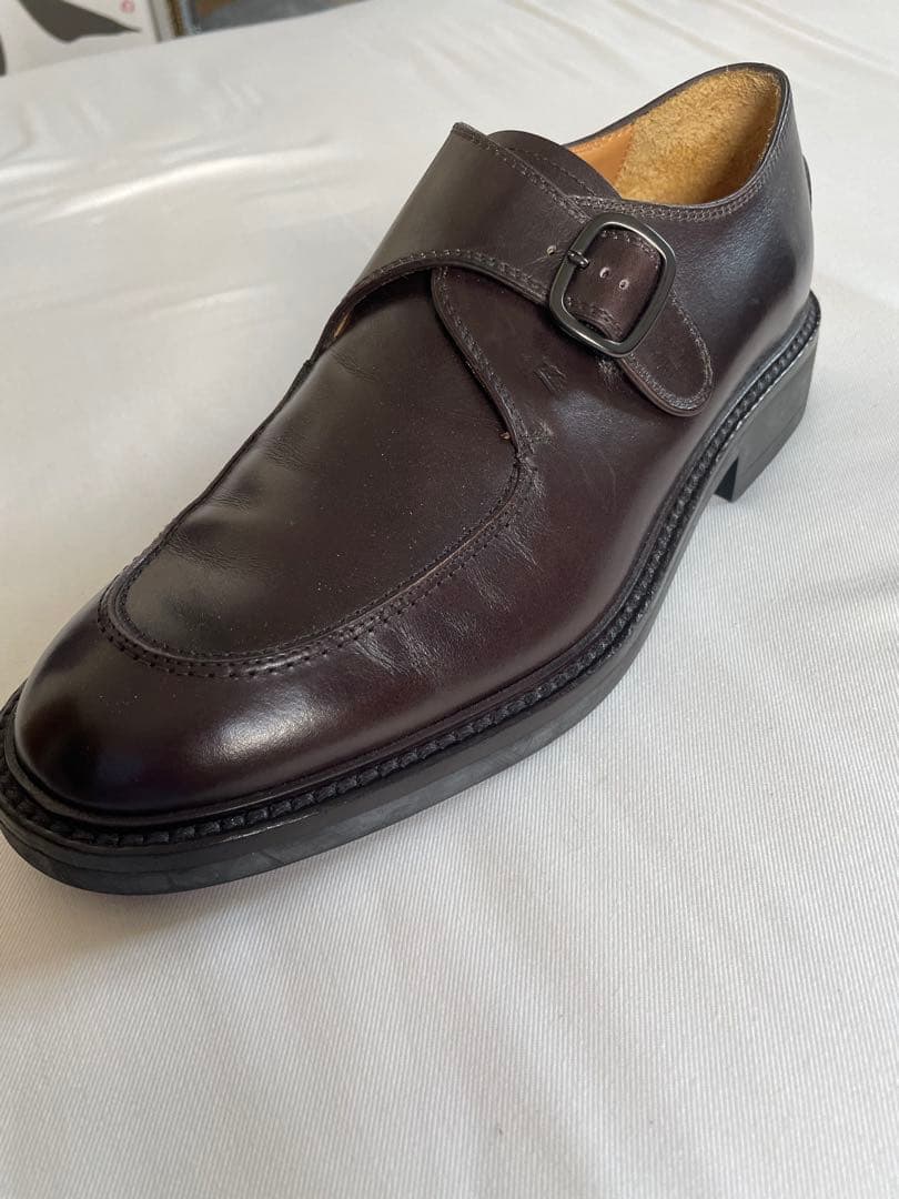 【新品】１５万 試着のみTod’s トッズ　モンクストラップ　ダークブラウン　８