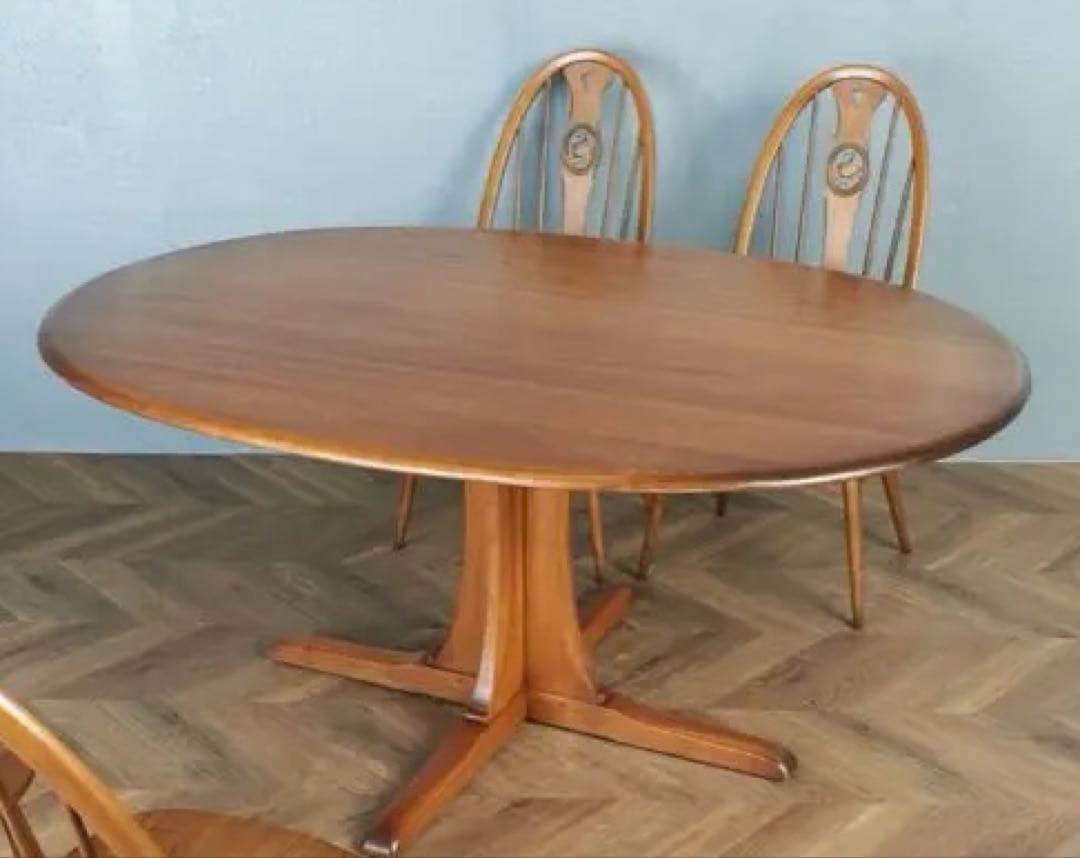 【シシャモ】アーコールのダイニングテーブル①（テーブル部分）