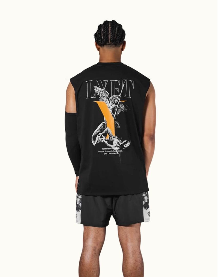 LYFT リフト Statue Y Loose Tanktop Black