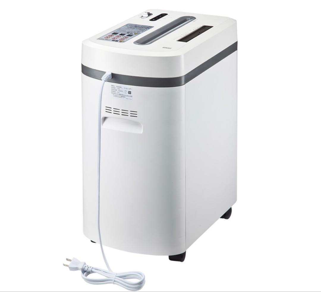 電動シュレッダー業務用 家庭用マイクロカット 6枚細断 CD/DVD カード対応