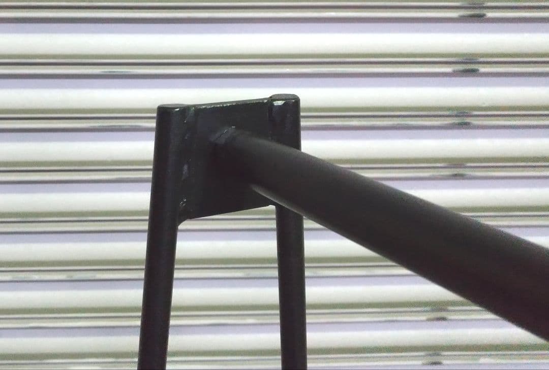 アイアン ハンガーラック 下段２本 店舗什器 スチール 展示 棚 収納 棚