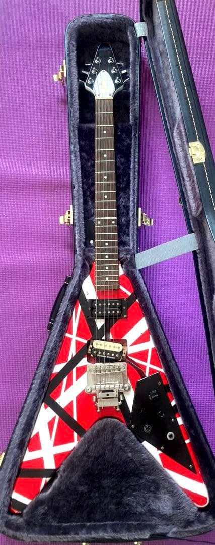 EVH 5150風　フライングV オリジナルペイント　ノーブランド