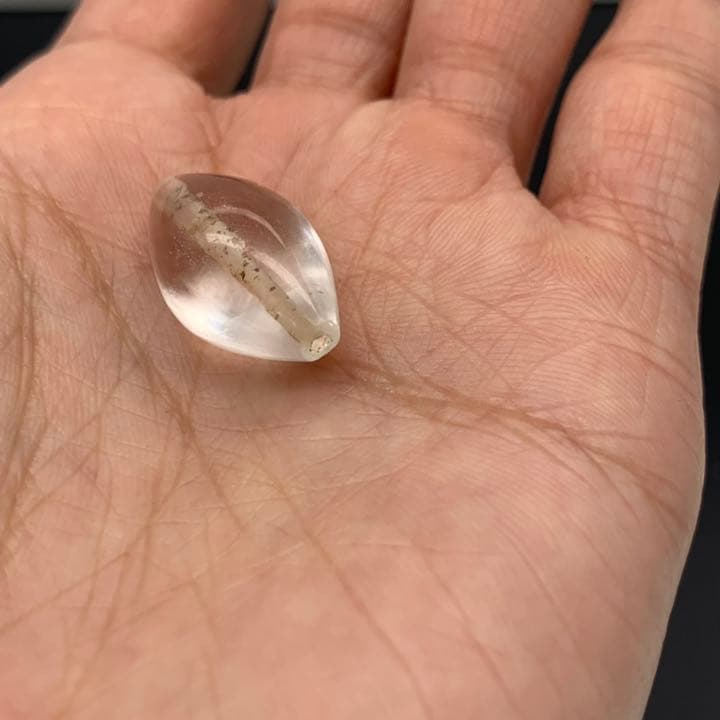 【アンティーク ビーズ】高品質 アンティーク 水晶 ビーズ 21.4mm