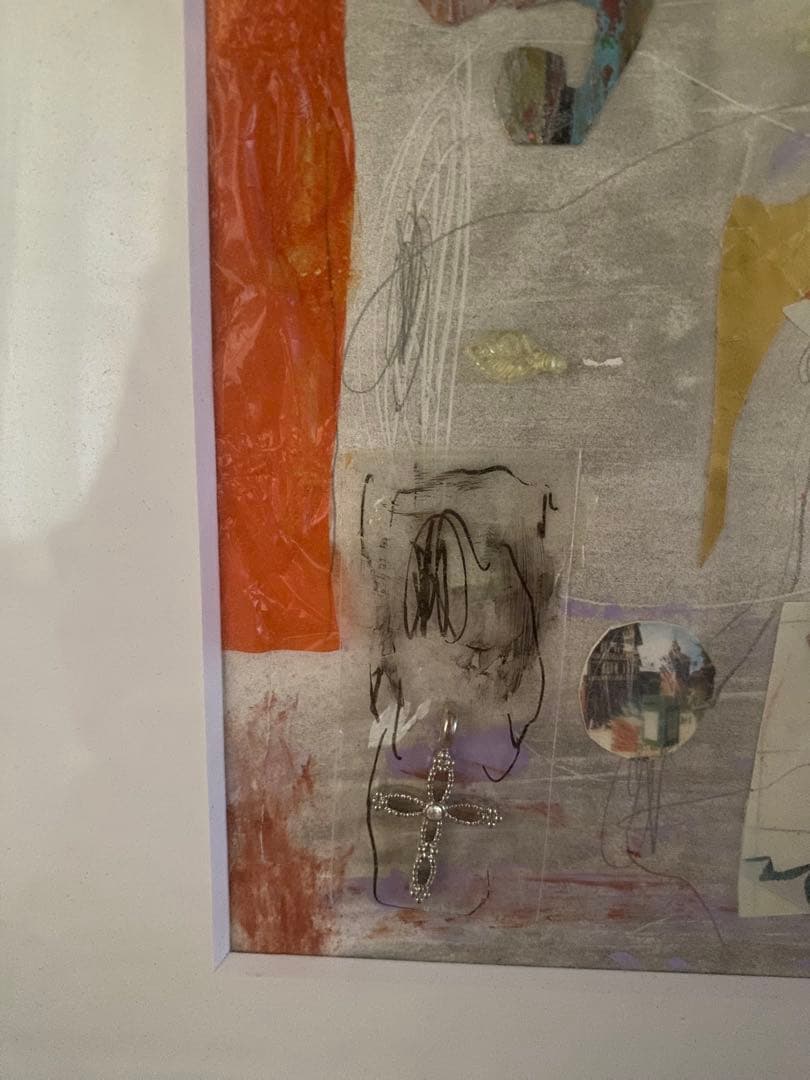 荒井良二　2005年原画　木製フレーム付き